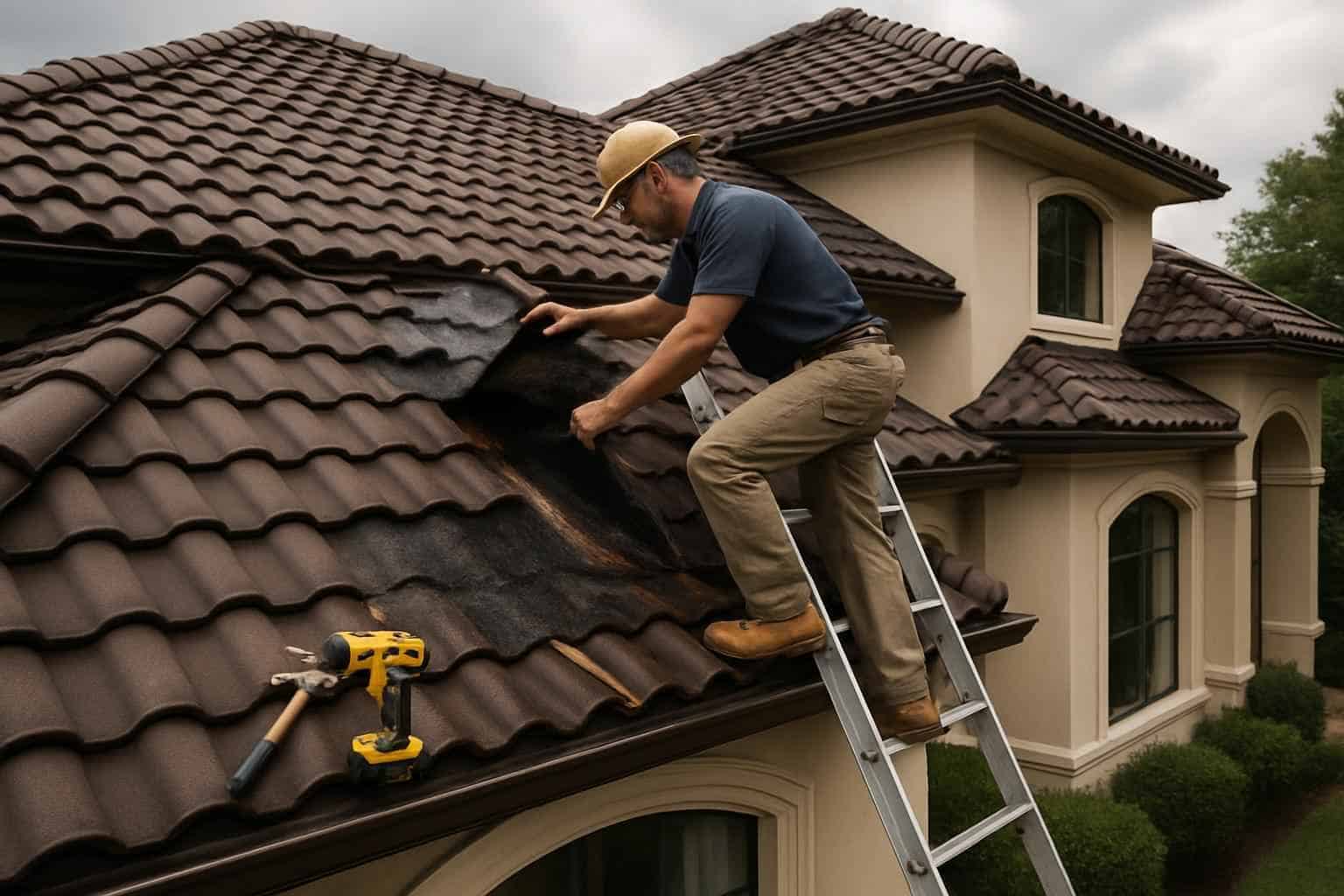 Roof Leak Repair Service in Round Mountain TX