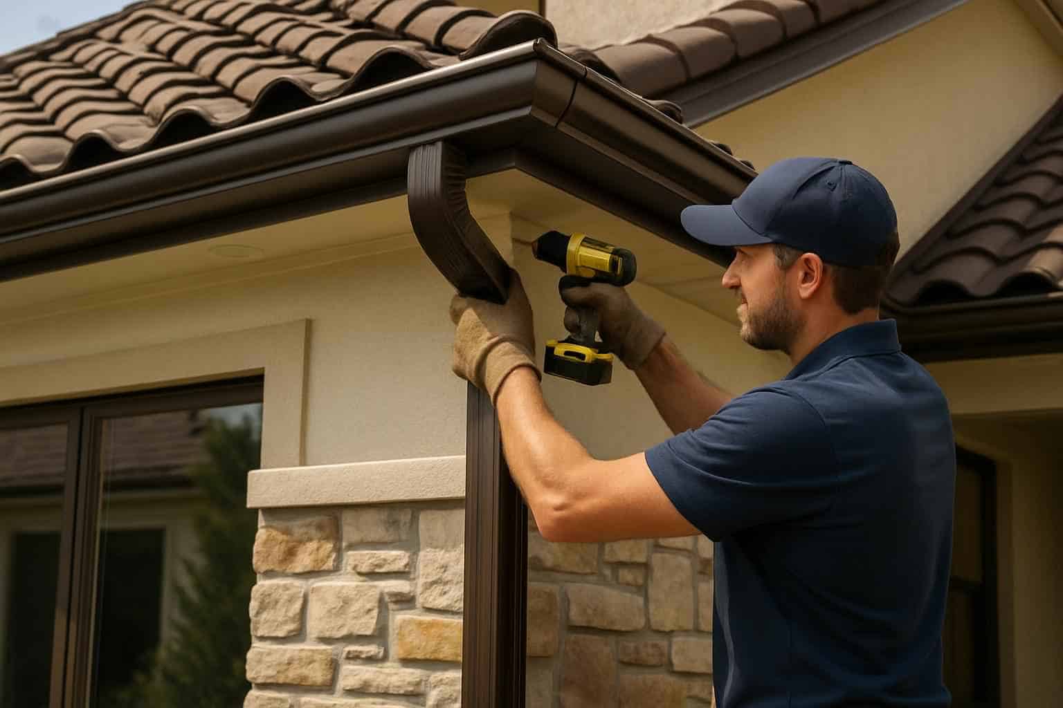 Seamless Gutter Installer in Hunt TX