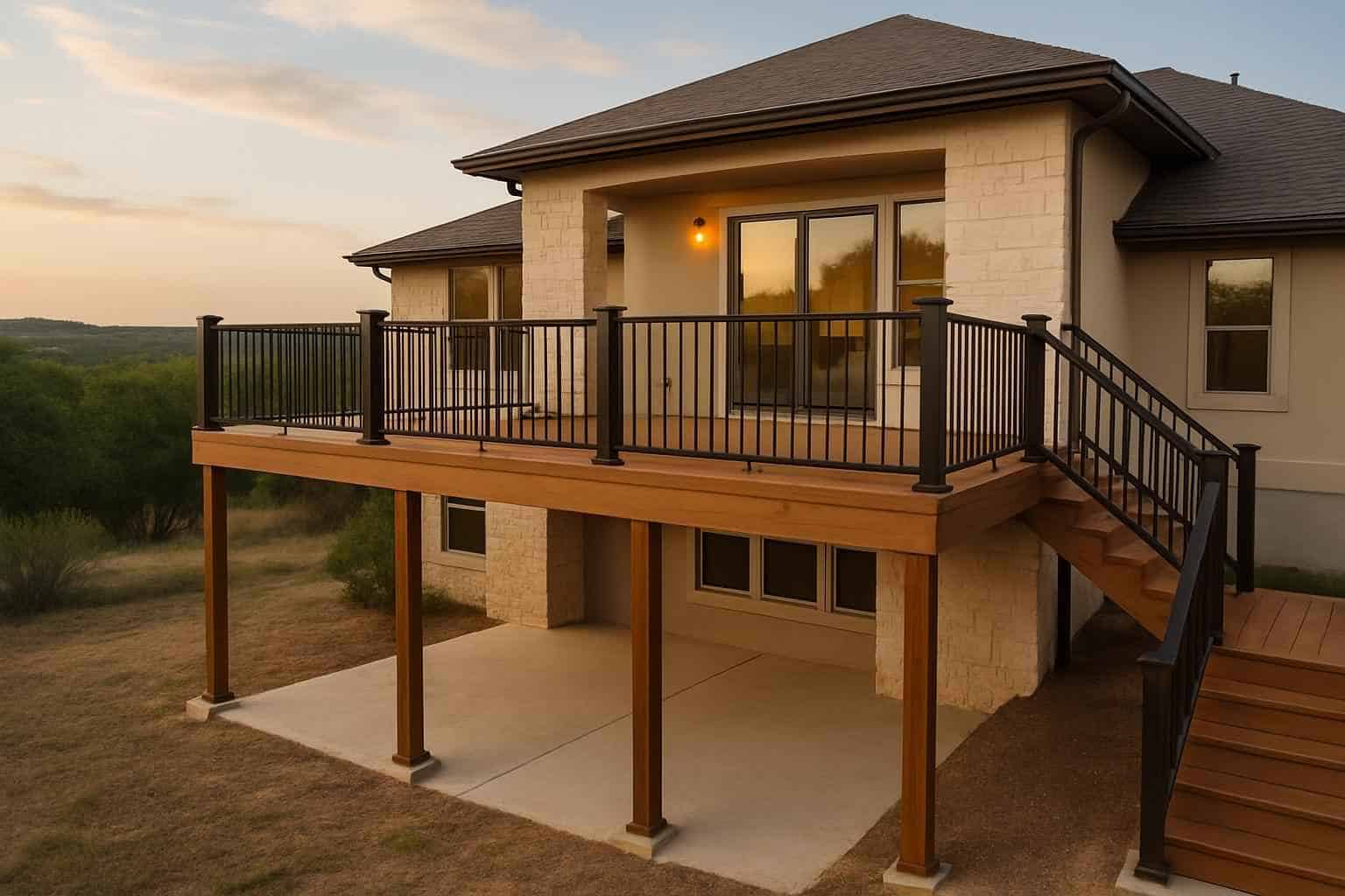 Deck Construction Contractor In Boerne TX Second Story Deck Builder in Boerne TX