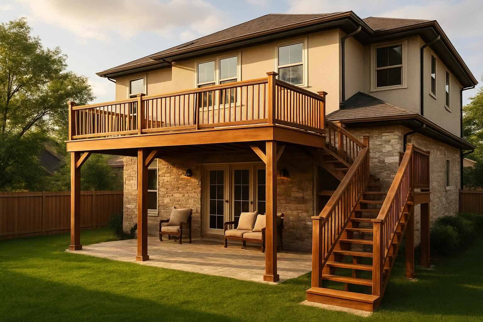 Second Story Deck Builder in Cypress Mill TX