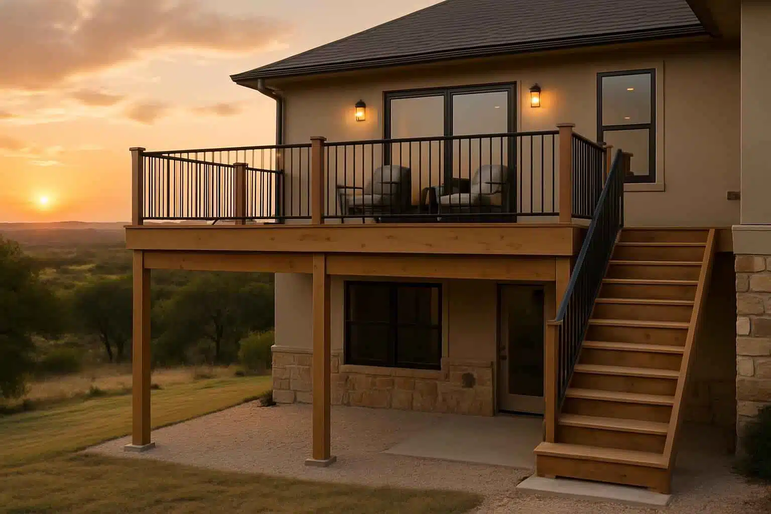 Deck Construction Contractor In Round Mountain TX Second Story Deck Builder in Round Mountain TX
