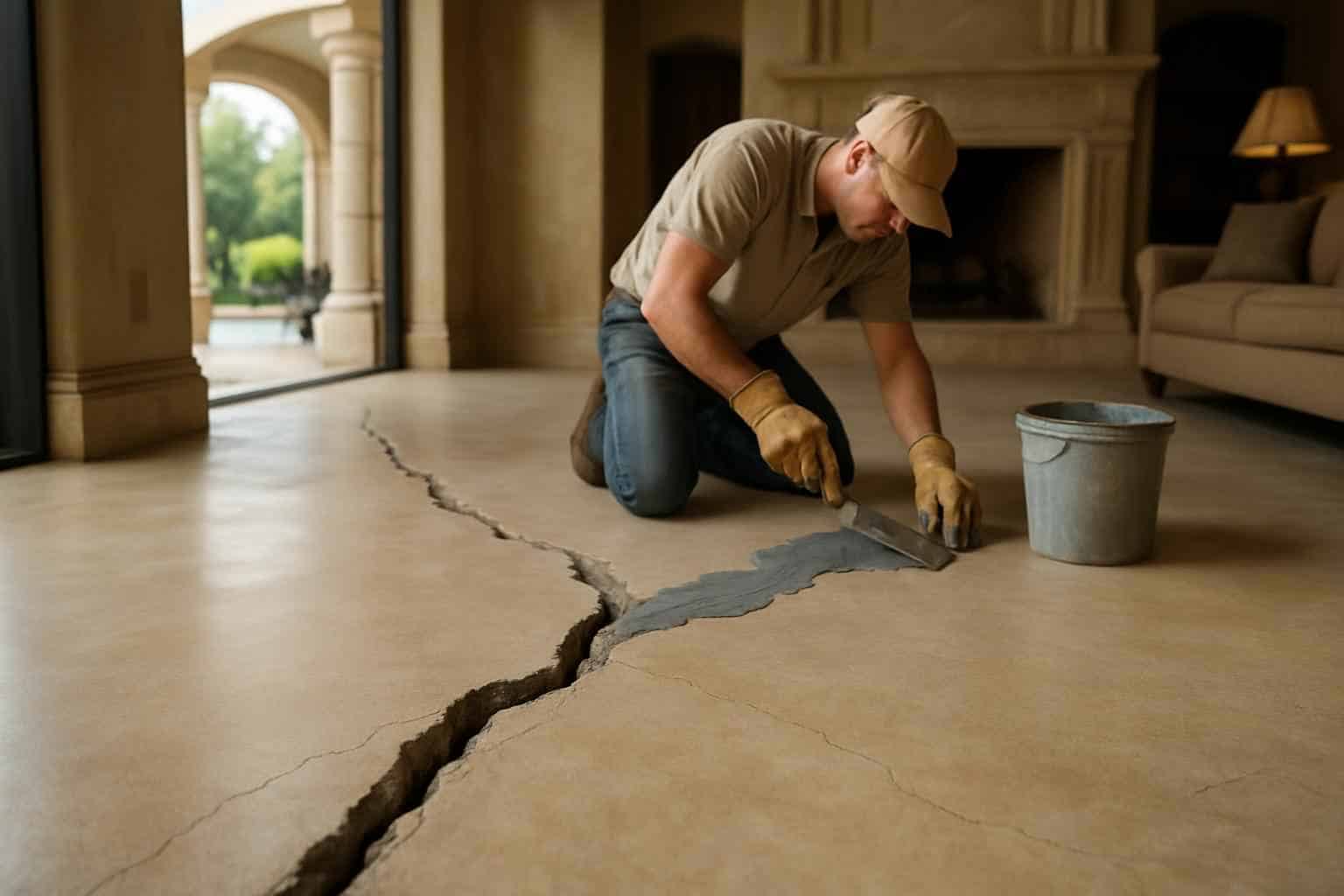 Slab Crack Repair Service in Cypress Mill TX