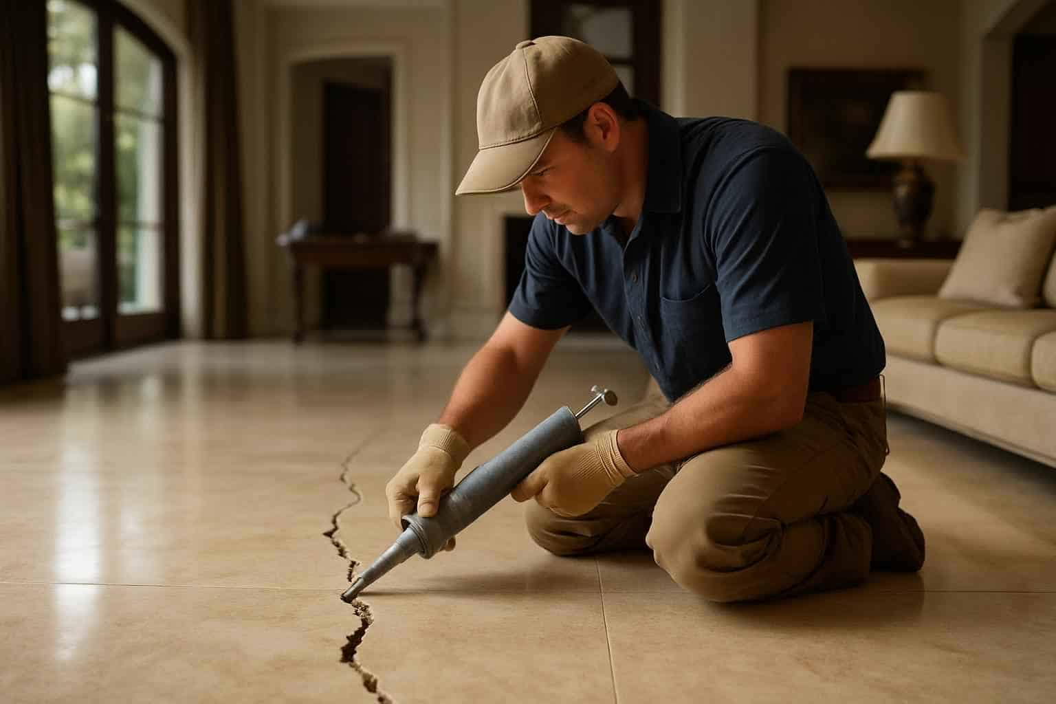 Slab Crack Repair Service in Hunt TX