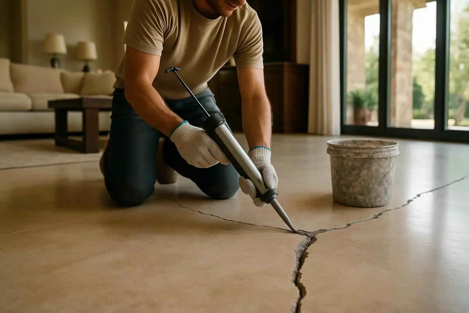 Slab Crack Repair Service in Kendalia TX