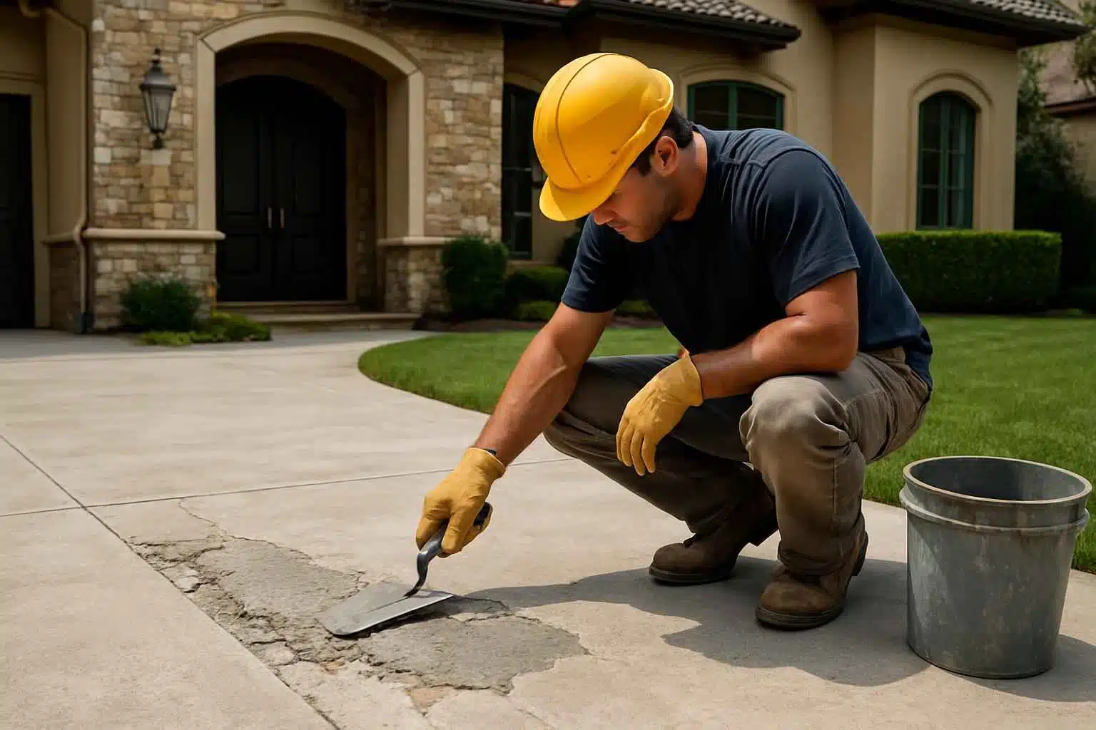 Spalling Concrete Repair Service in Cypress Mill TX