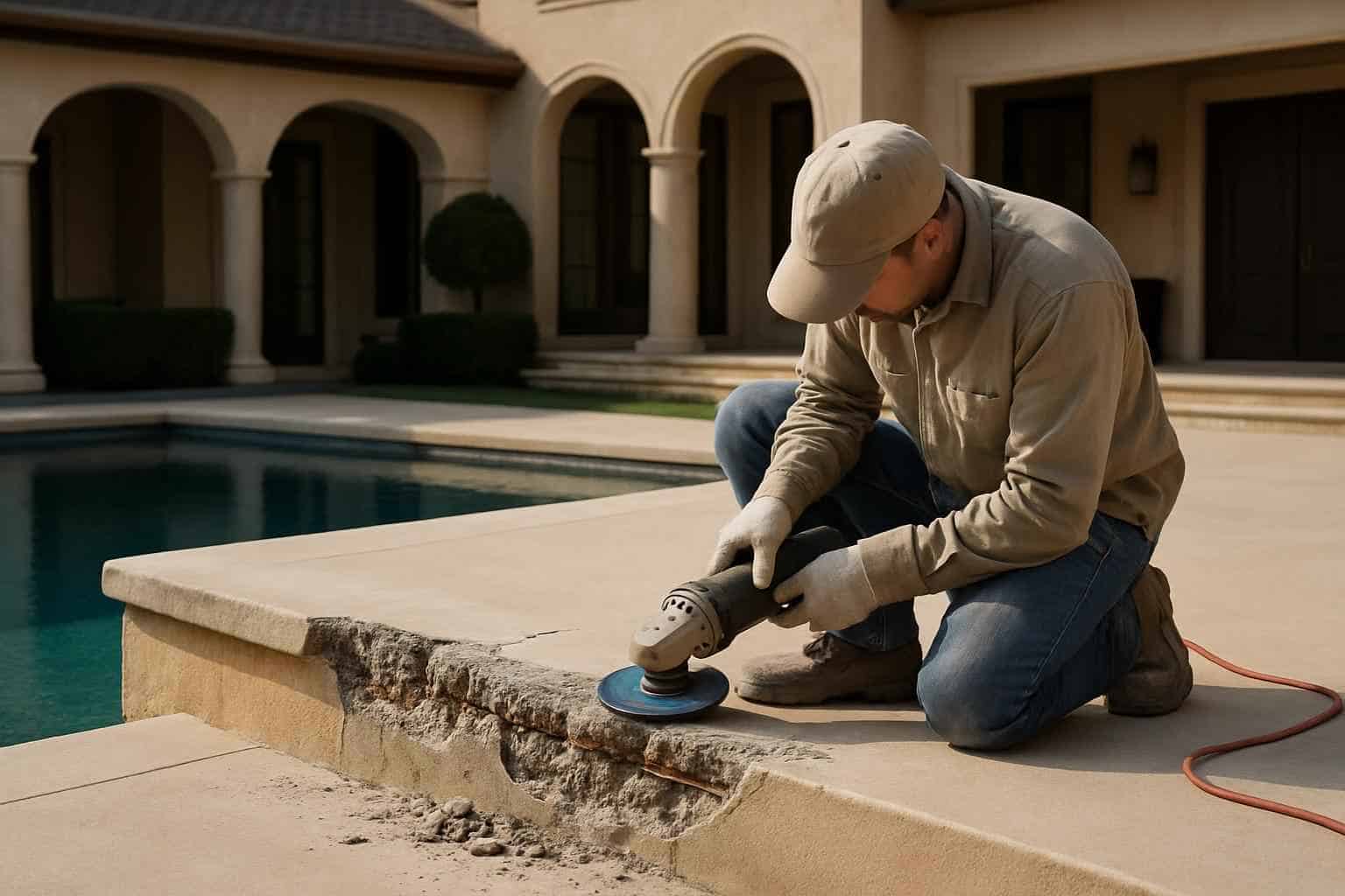 Spalling Concrete Repair Service in Hunt TX