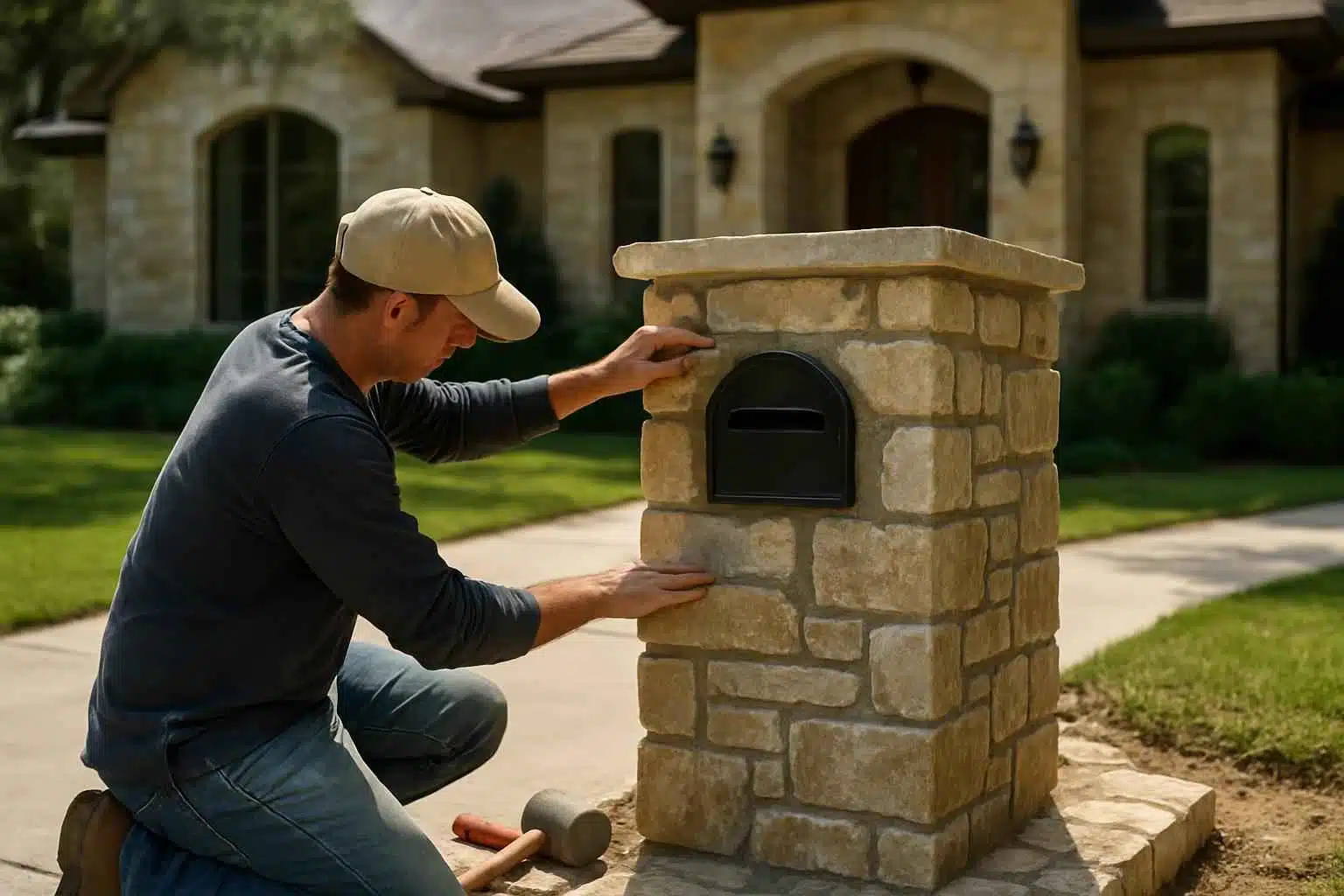Masonry Contractor In Boerne TX Stone Mailbox Masonry Service in Boerne TX