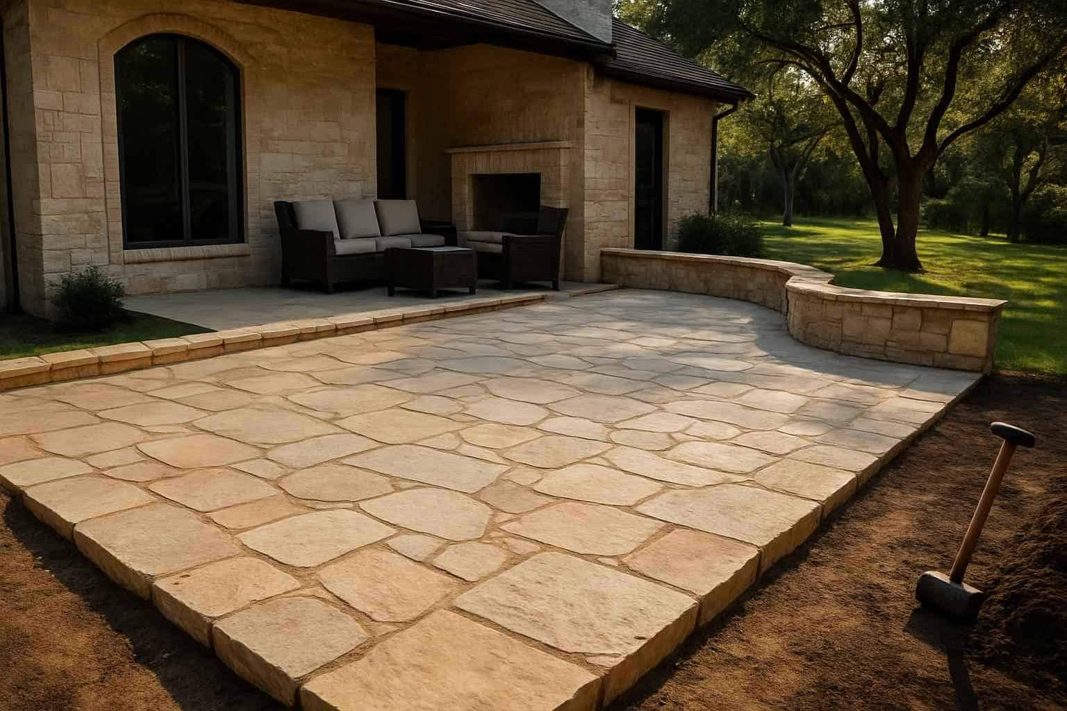 Stone Patio Installation Service in Boerne TX