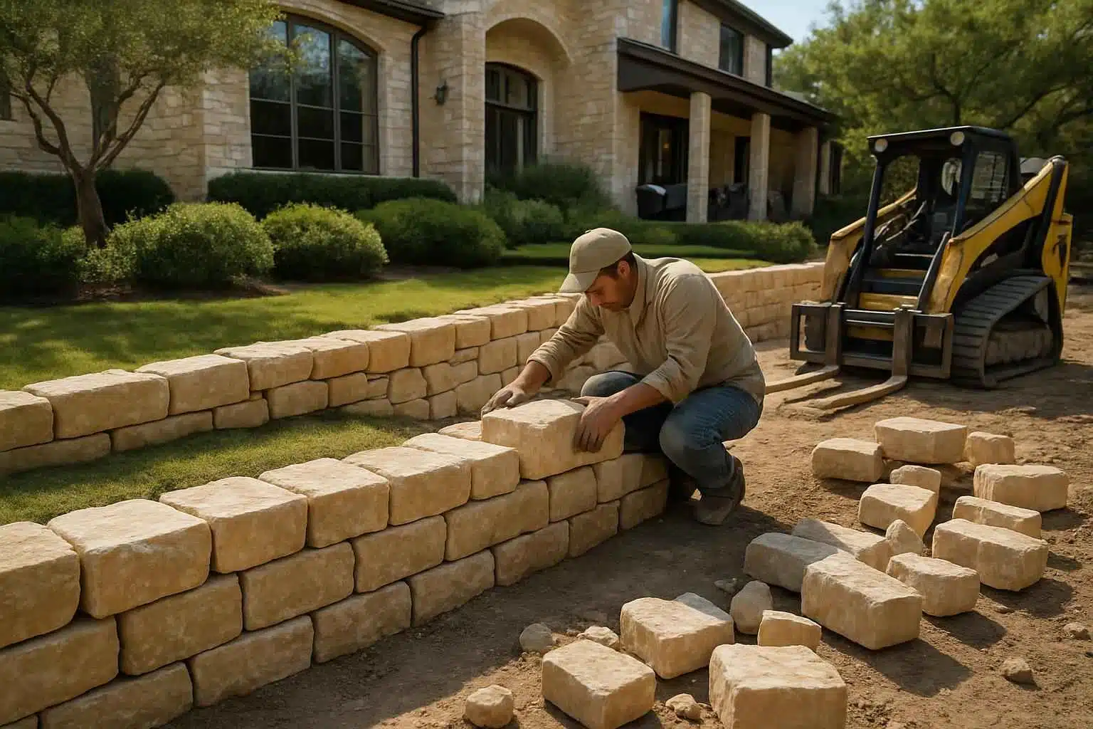 Retaining Wall Contractor In Boerne TX Stone Retaining Wall Builder in Boerne TX