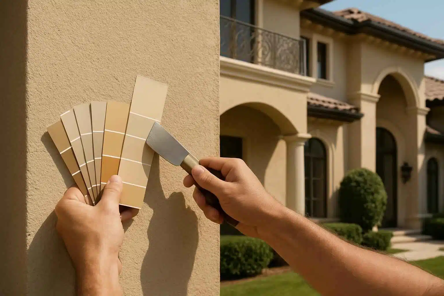 Stucco Repair Contractor In Kendalia TX Stucco Color Match Service in Kendalia TX