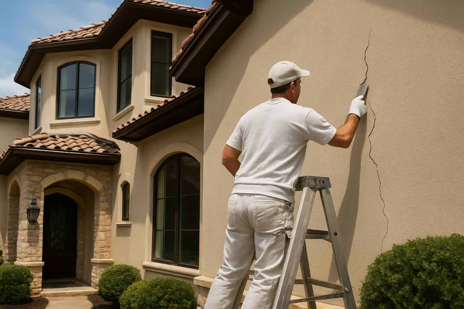 Stucco Repair Contractor In Boerne TX Stucco Crack Repair Service in Boerne TX