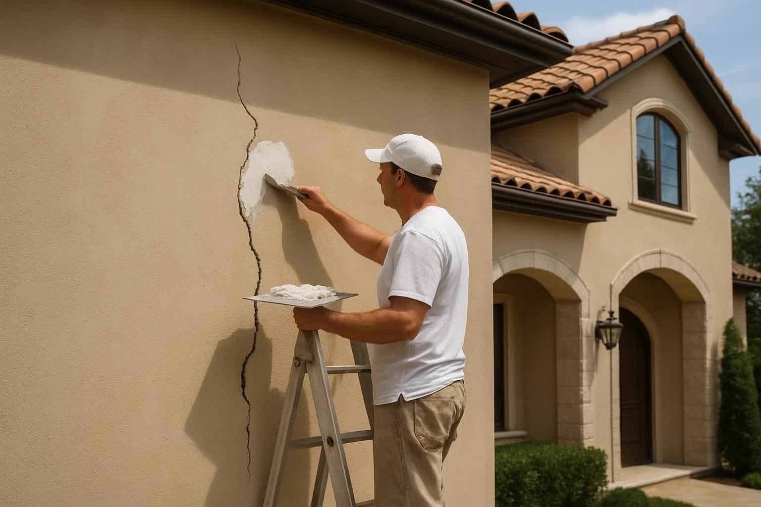 Stucco Repair Contractor In Mountain Home TX Stucco Crack Repair Service in Mountain Home TX