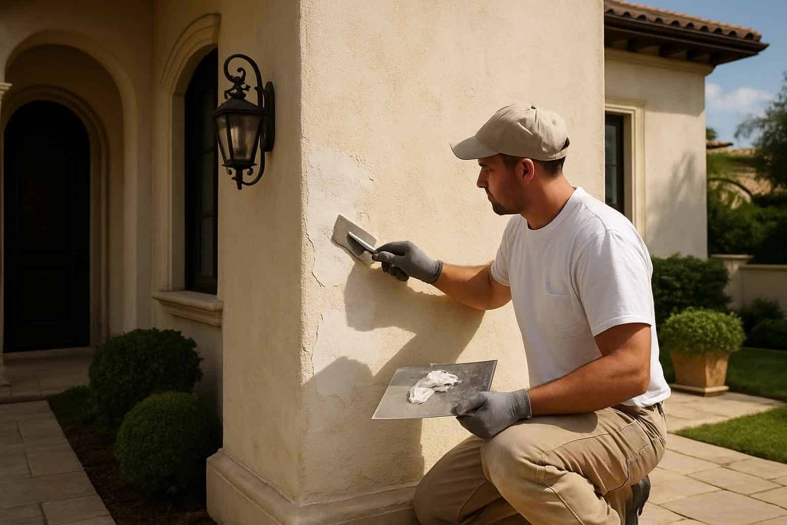 Stucco Repair Contractor In Round Mountain TX Stucco Patch Service in Round Mountain TX