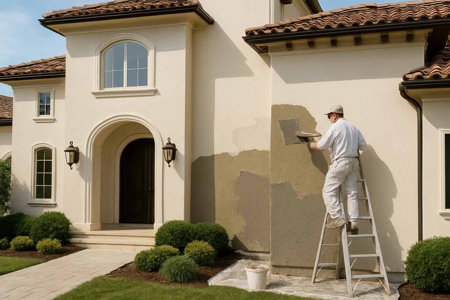 Stucco Repair Contractor In Boerne TX Stucco Recoat Service in Boerne TX