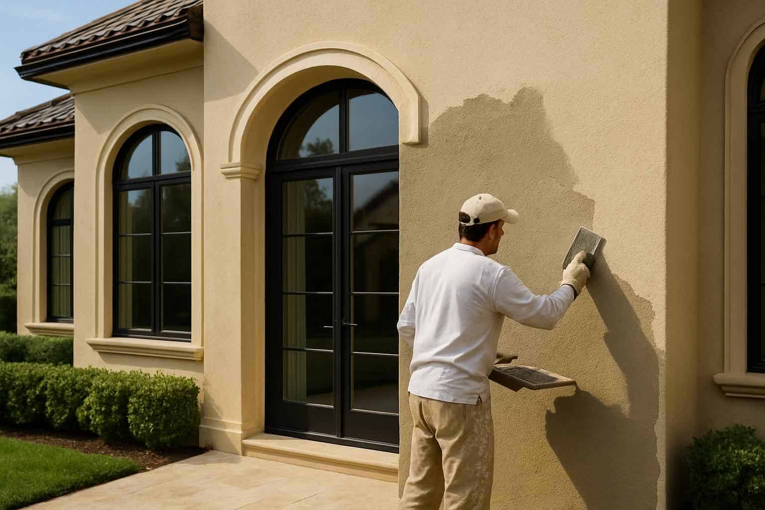 Stucco Recoat Service in Cypress Mill TX