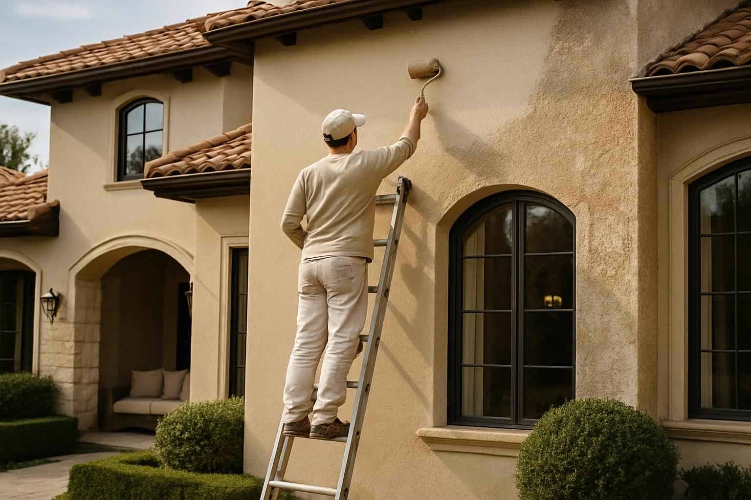 Stucco Recoat Service in Hunt TX