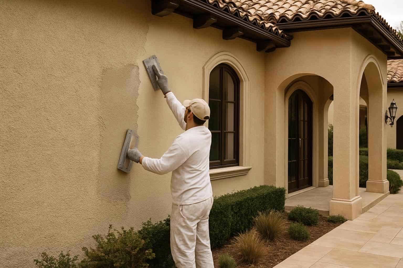 Stucco Repair Contractor In Kendalia TX Stucco Recoat Service in Kendalia TX