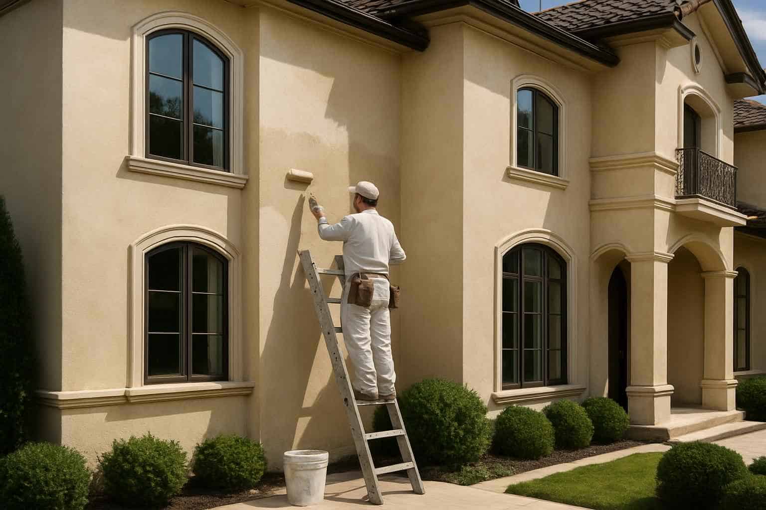 Stucco Repair Paint Service in Hunt TX