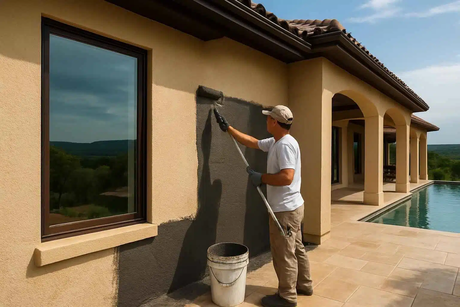 Stucco Waterproofing Service in Round Mountain TX