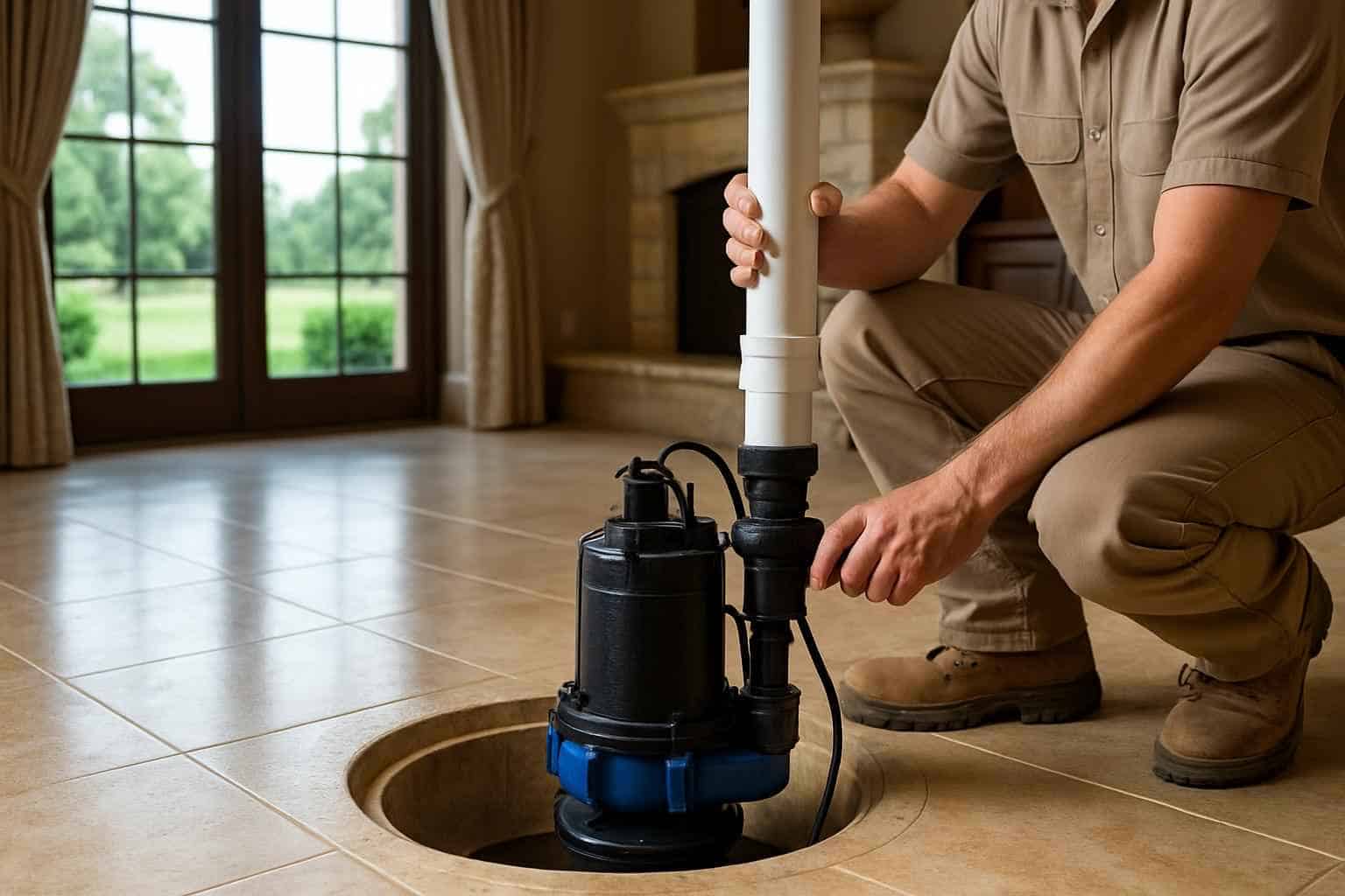Drainage Solutions Contractor In Round Mountain TX Sump Pump Installation Service in Round Mountain TX