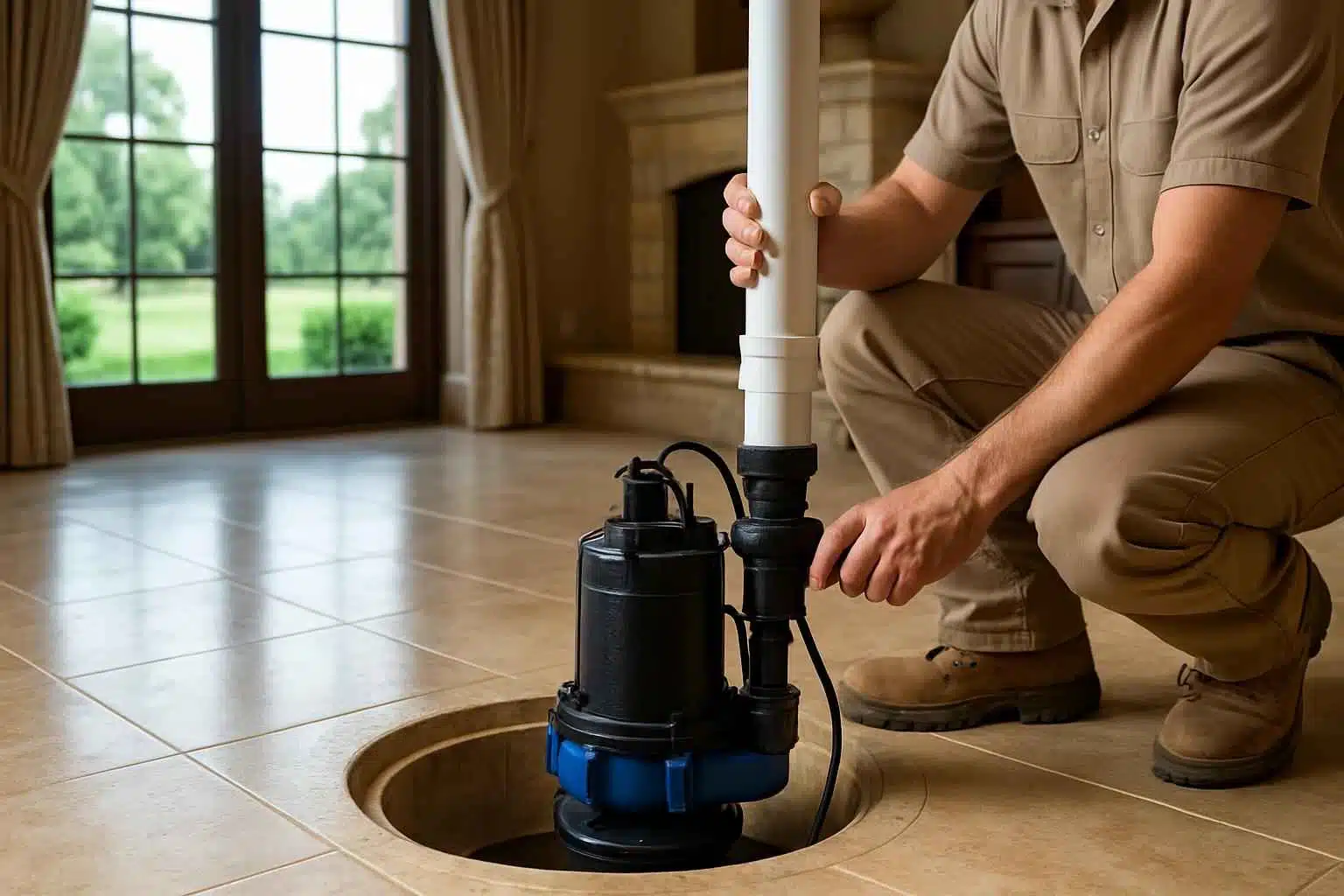 Sump Pump Installation Service in Round Mountain TX