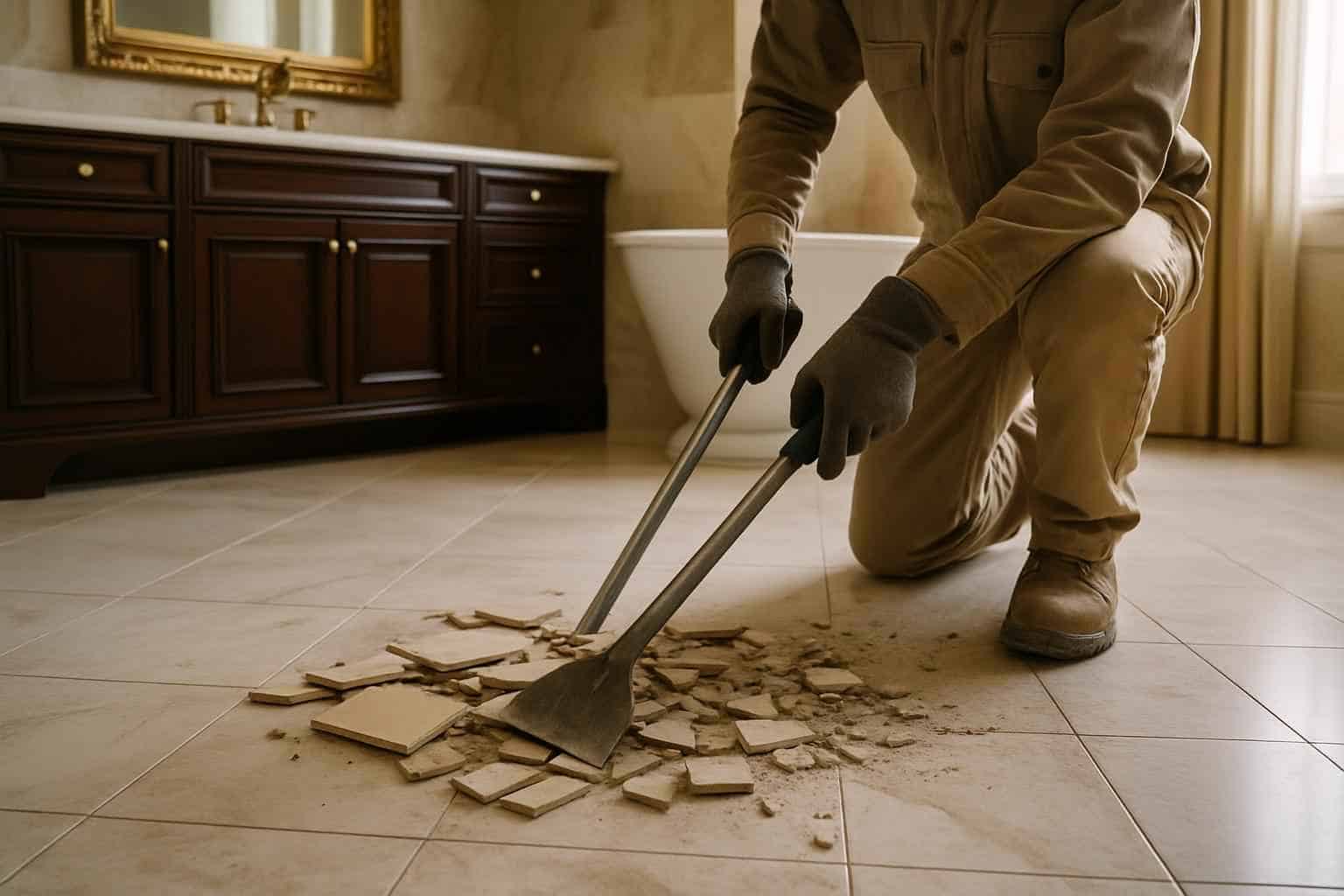 Tile Demolition Prep Service in Hunt TX