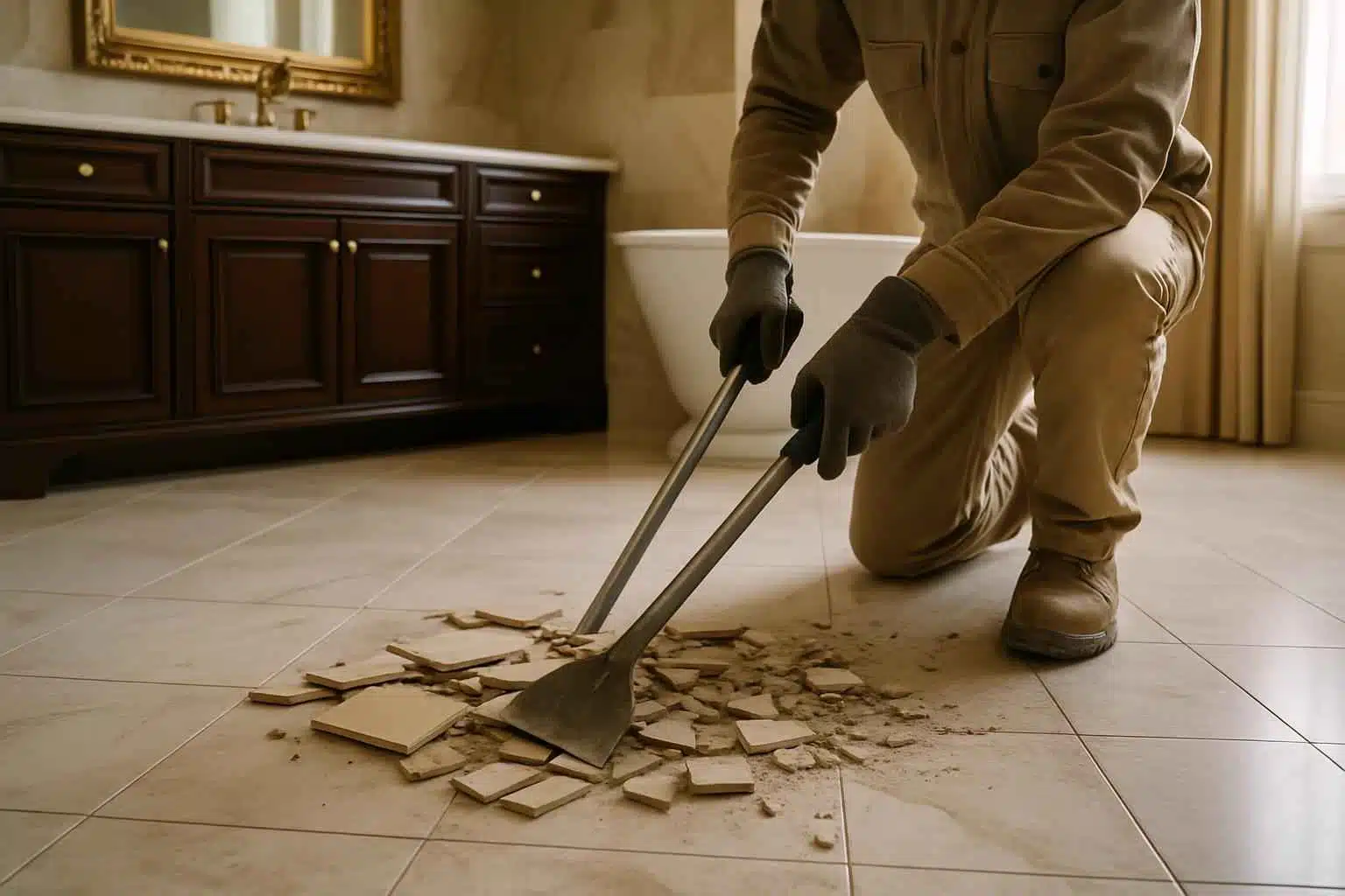 Tile Demolition Prep Service in Hunt TX