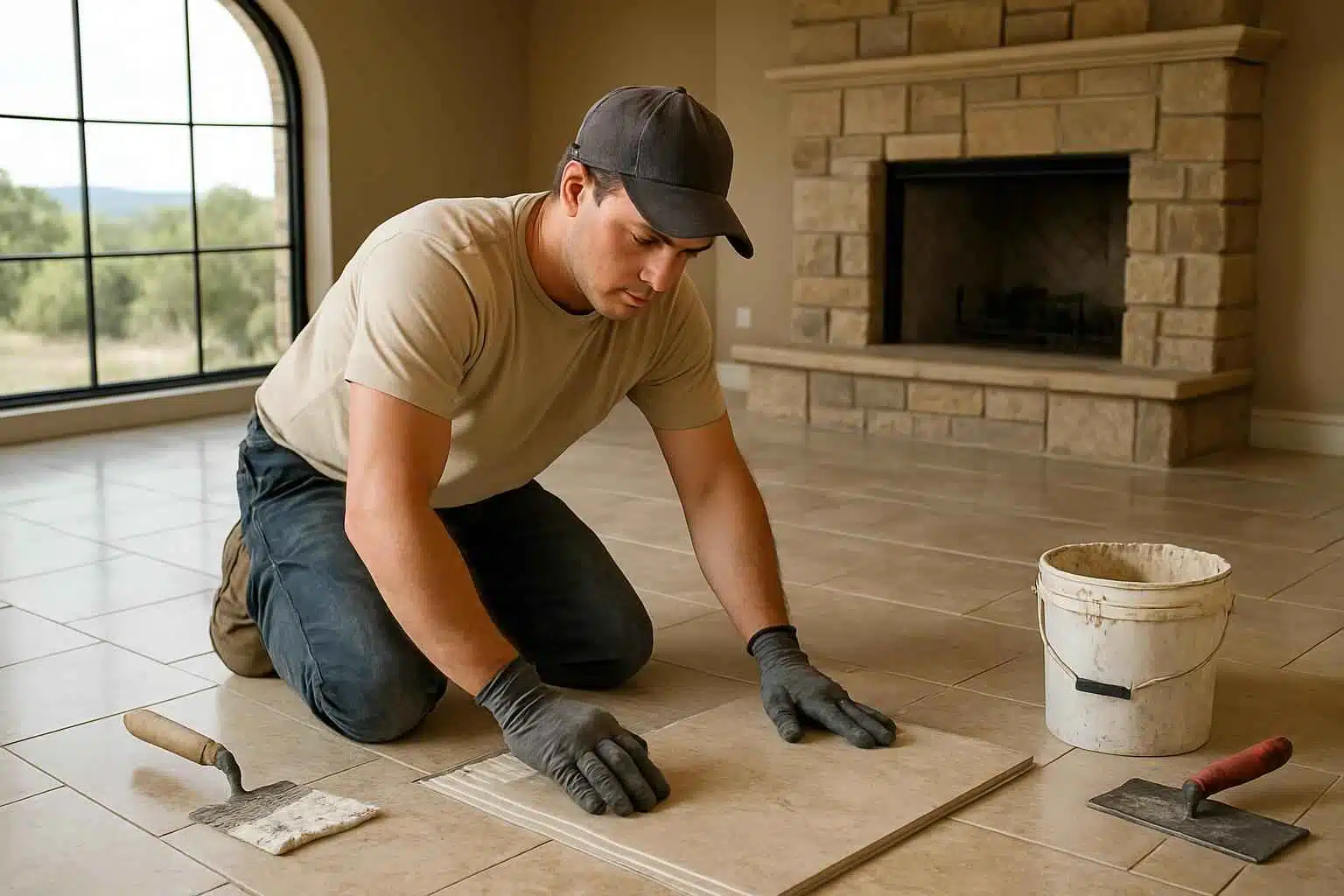 Tile Flooring Installer in Round Mountain TX