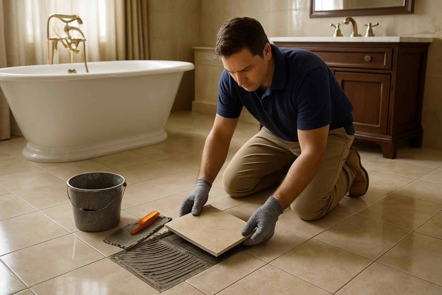 Tile Repair Service in Round Mountain TX