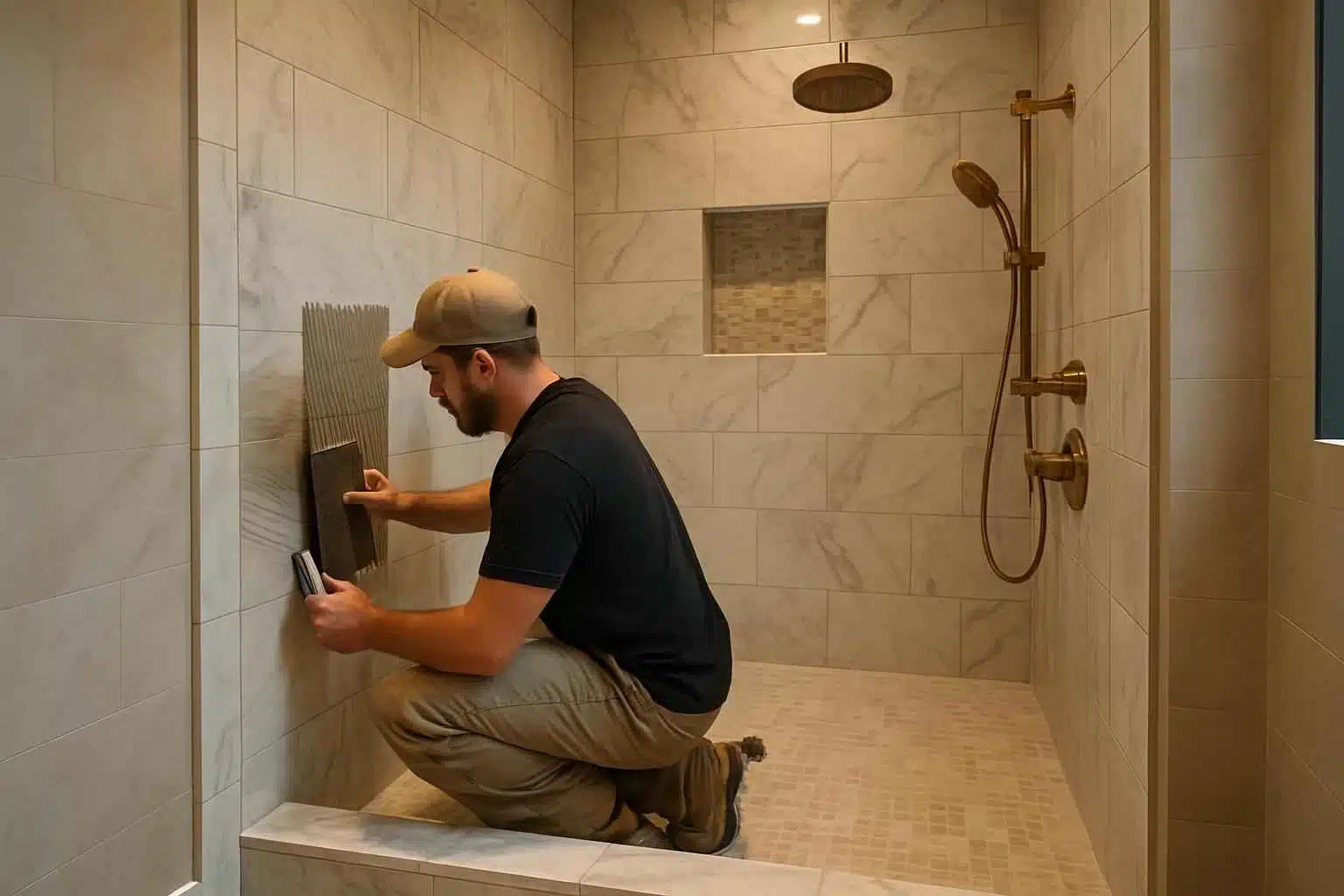 Tile Shower Installer in Round Mountain TX