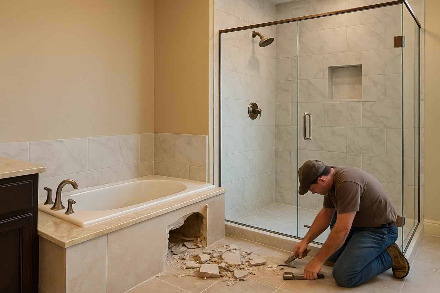 Tub to Shower Conversion Service in Boerne TX