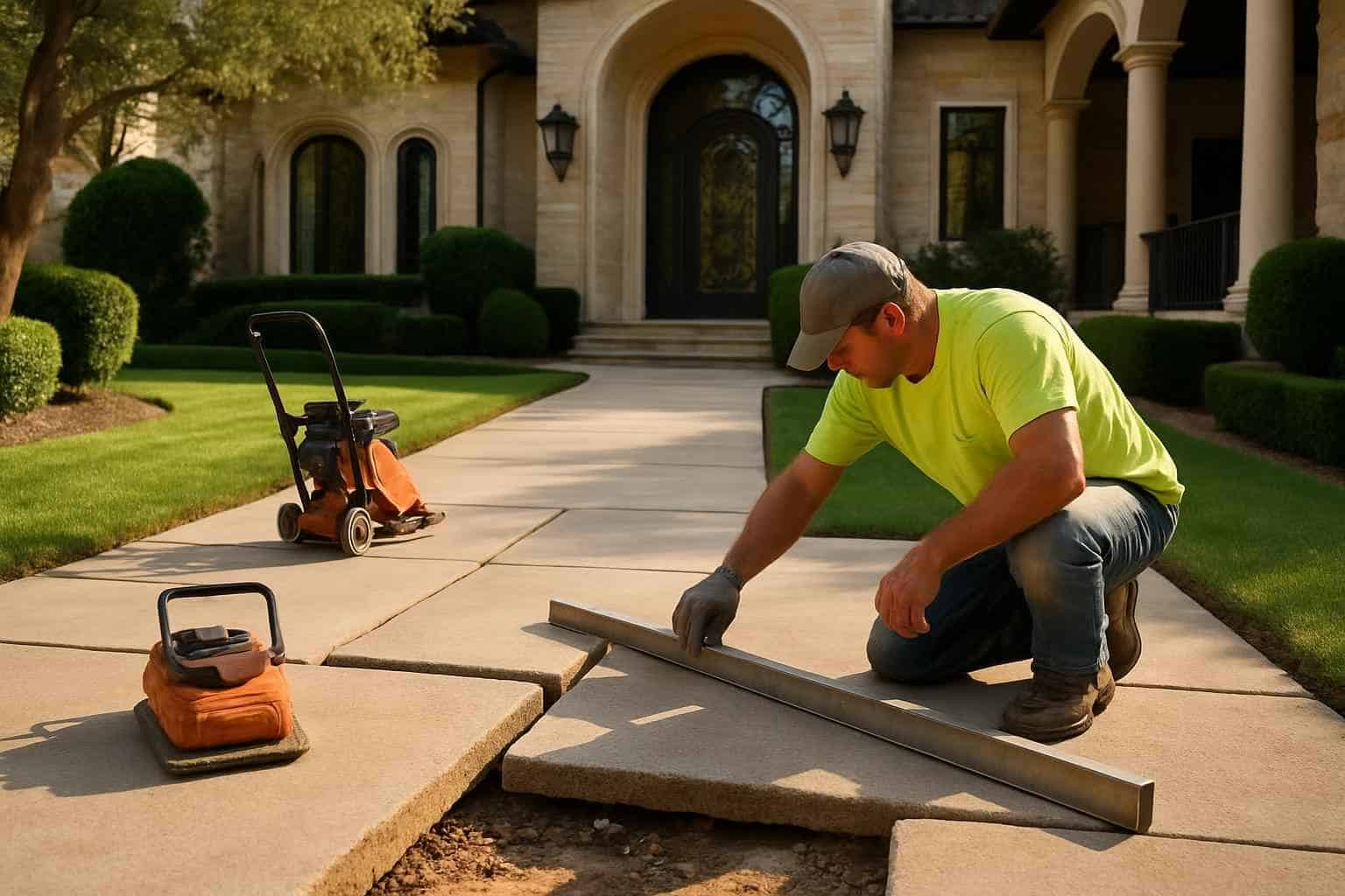 Walkway Repair Leveling Service in Boerne TX