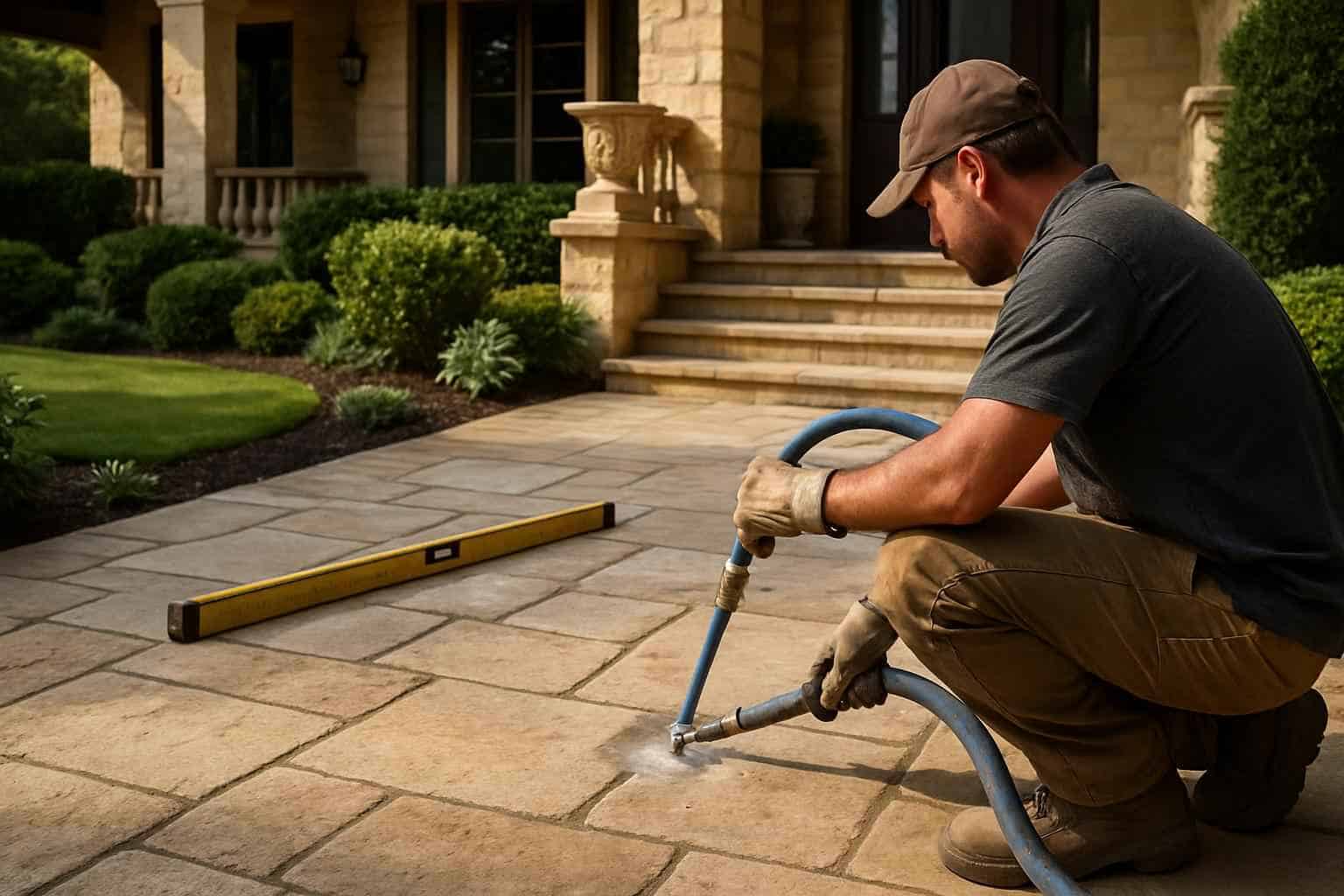 Walkway Repair Leveling Service in Hunt TX