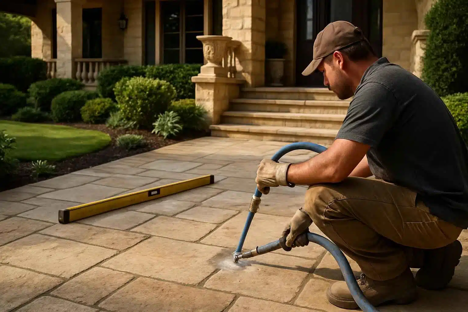 Walkway Repair Leveling Service in Hunt TX