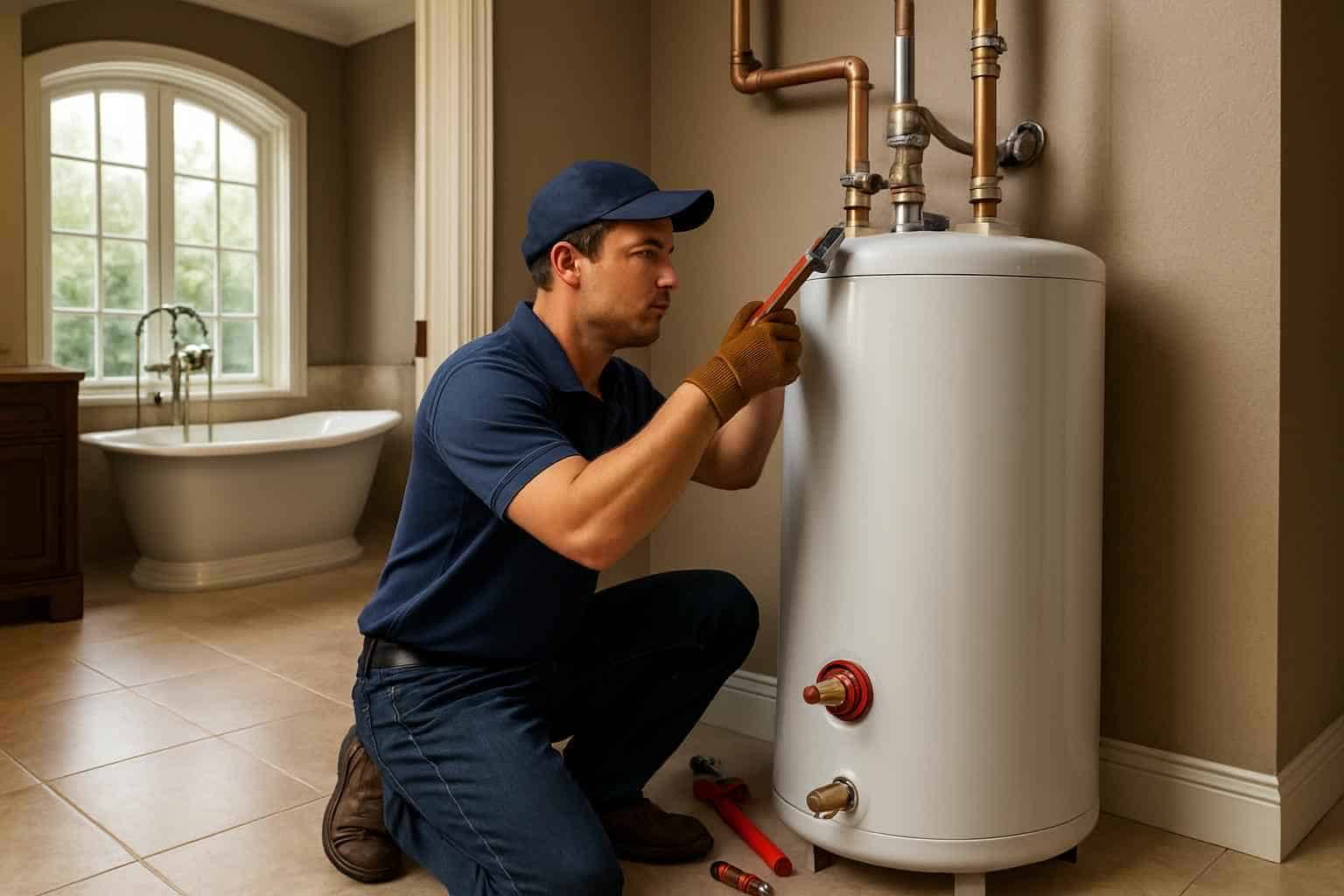 Water Heater Installation Service in Round Mountain TX