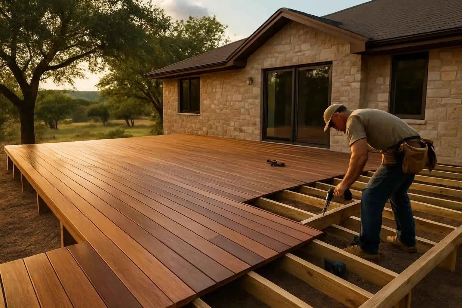 Wood Deck Builder in Kendalia TX