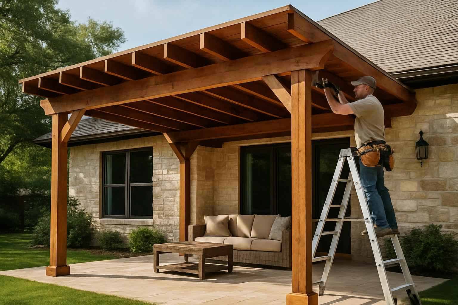 Wood Patio Cover Installer in Boerne TX