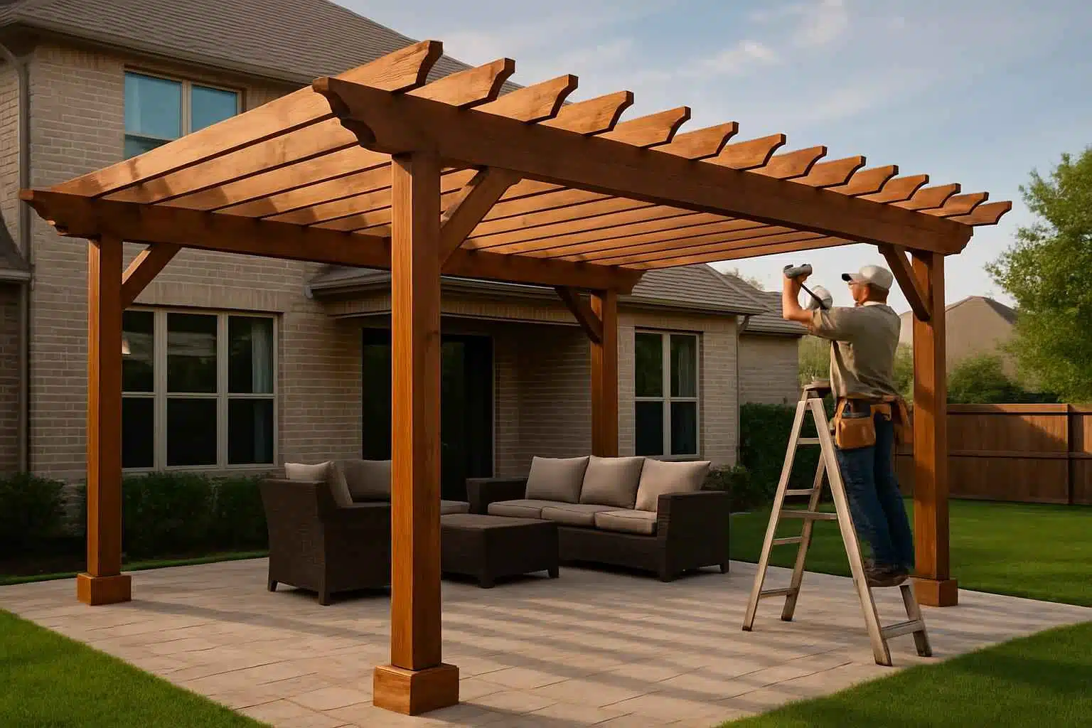 Wood Pergola Builder in Cypress Mill TX