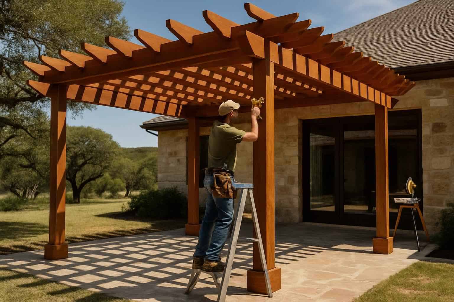 Wood Pergola Builder in Kendalia TX