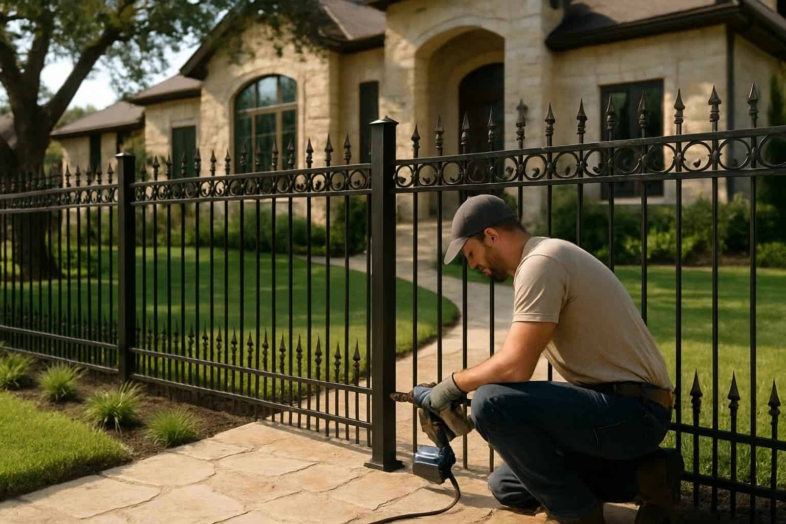 Wrought Iron Fence Installer in Boerne TX