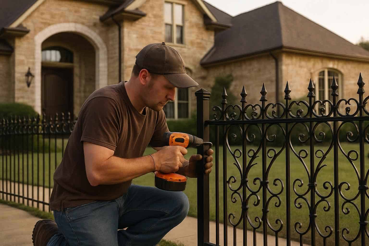 Wrought Iron Fence Installer in Cypress Mill TX