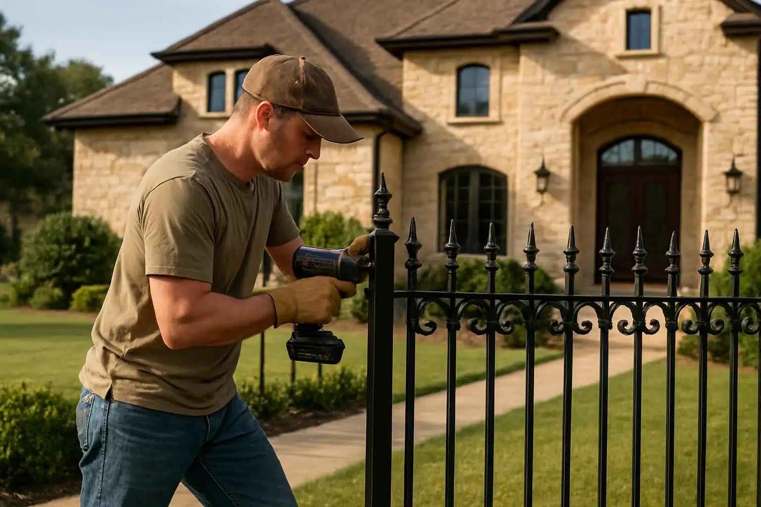 Fence Installation Contractor In Kendalia TX Wrought Iron Fence Installer in Kendalia TX