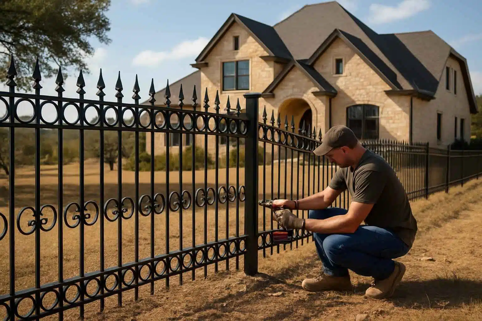 Wrought Iron Fence Installer in Mountain Home TX