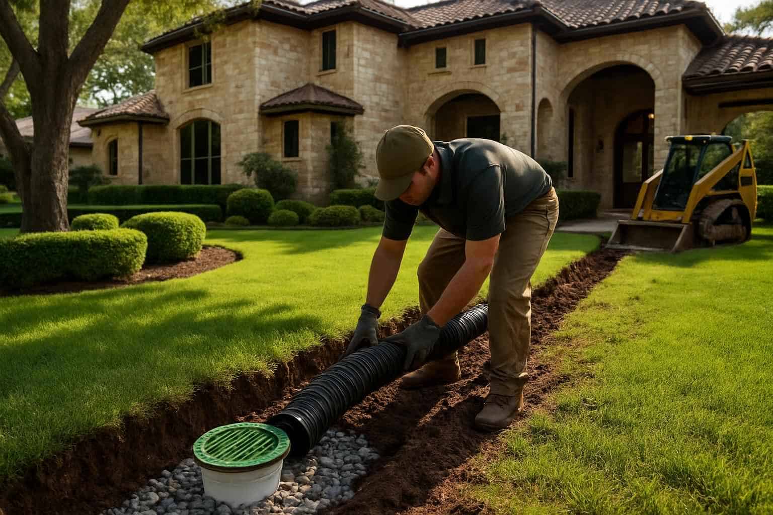 Yard Drainage Company in Boerne TX