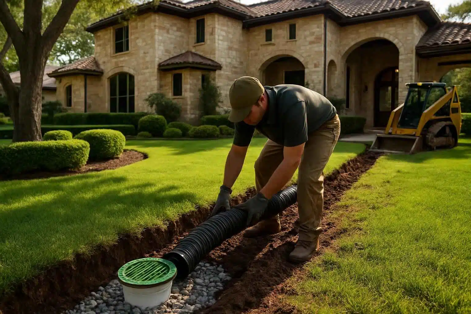 Drainage Solutions Contractor In Boerne TX Yard Drainage Company in Boerne TX