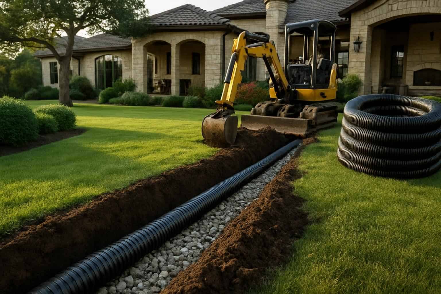 Yard Drainage Company in Hunt TX