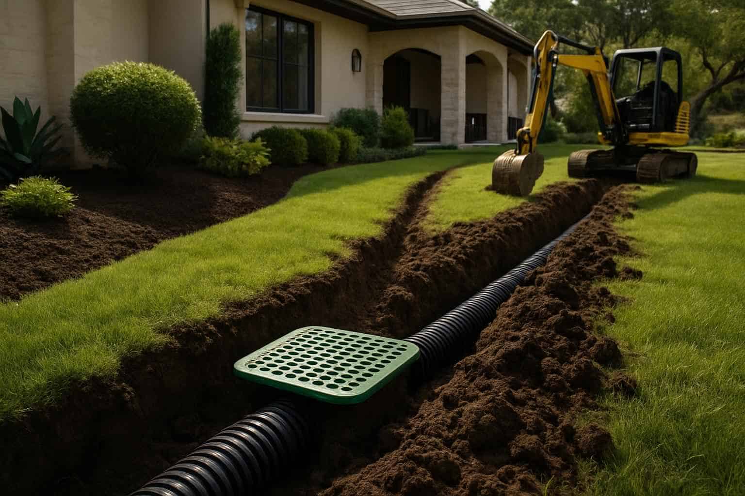 Yard Drainage Company in Kendalia TX