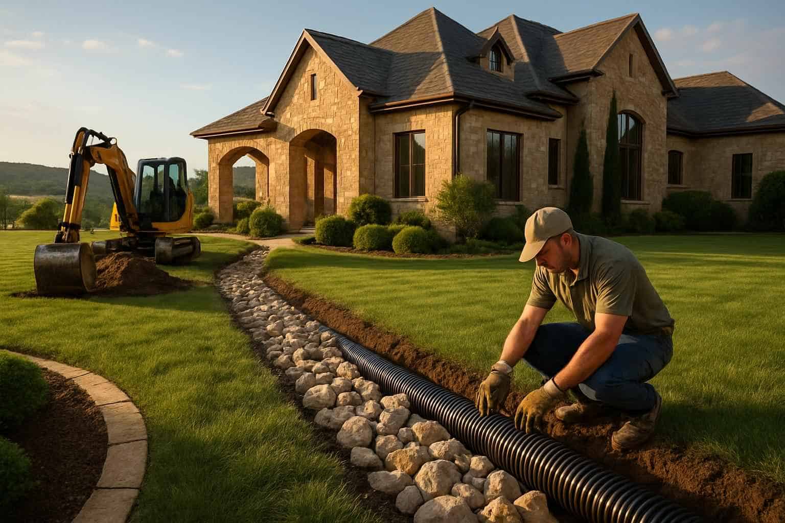 Yard Drainage Company in Mountain Home TX