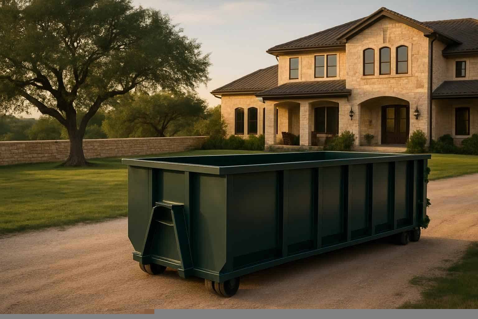 20 Yard Dumpster Stonewall Tx