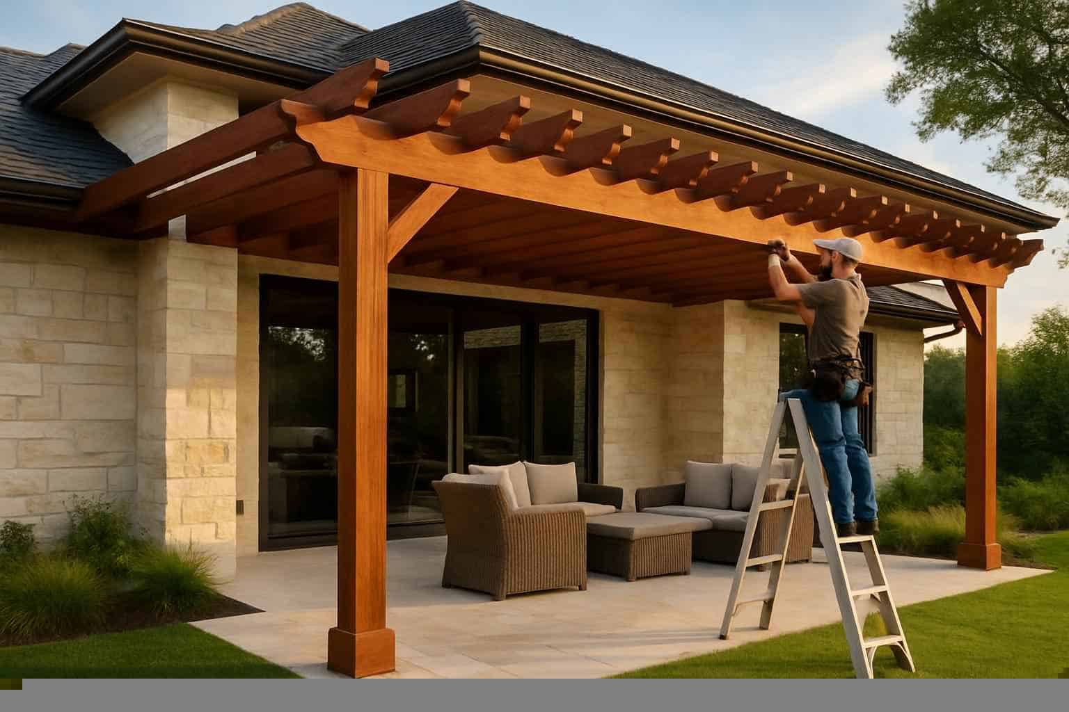 Attached Pergola Installer In Llano TX